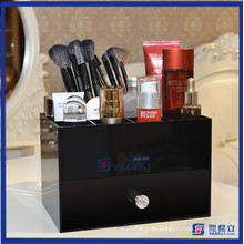 Tabletop Makeup Pinselhalter Acryl Kosmetik Organizer mit Schubladen